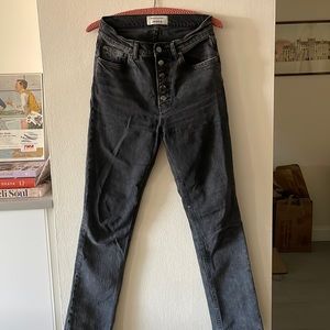 Reformation dark gray skinny Jean size 27. Like new